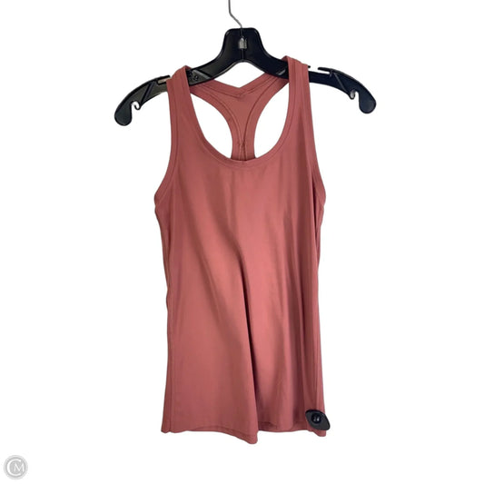 Athletic Tank Top By Lululemon In Pink