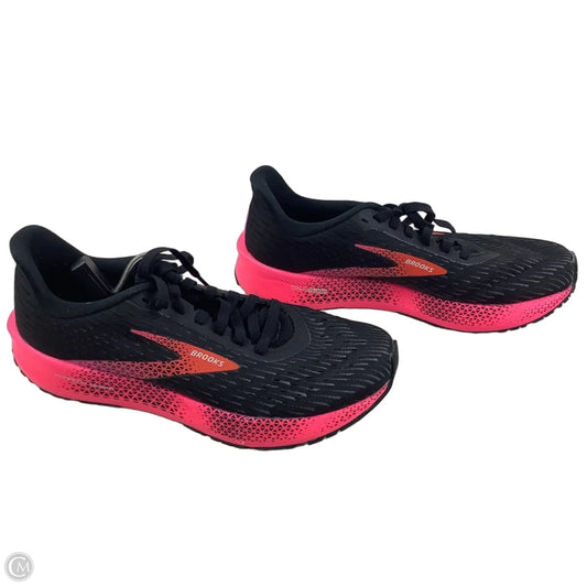 Shoes Athletic By Brooks In Black & Pink, Size: 7