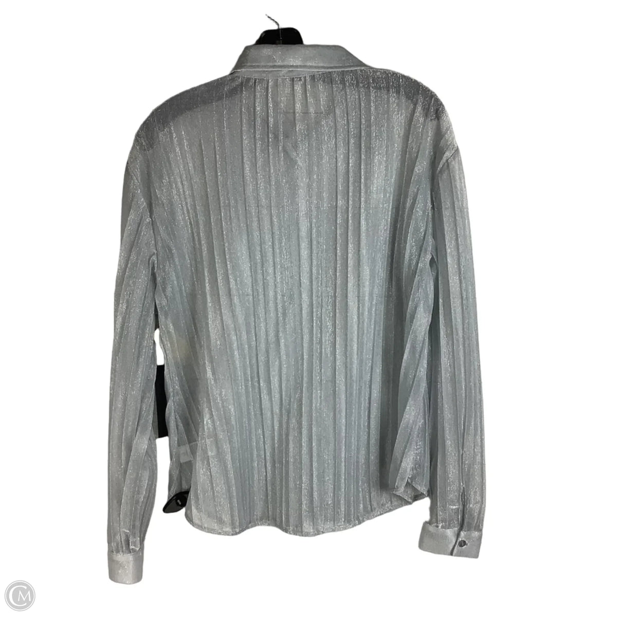 Top Long Sleeve By Wildfox In Silver, Size: M