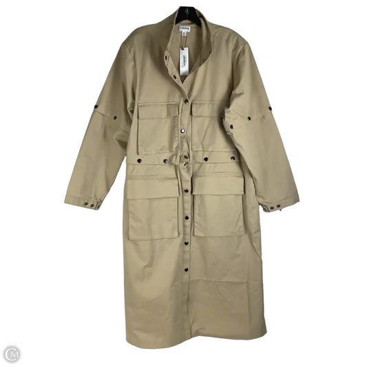 Coat Trench Coat By The Drop In Tan, Size: Xxl