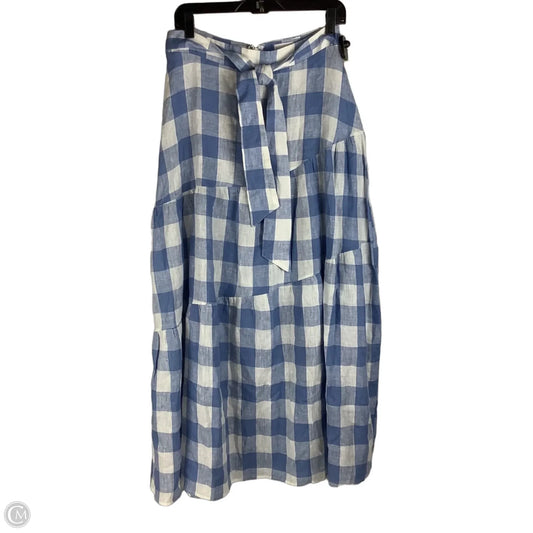 Skirt Maxi By Karlie In Checkered Pattern, Size: L