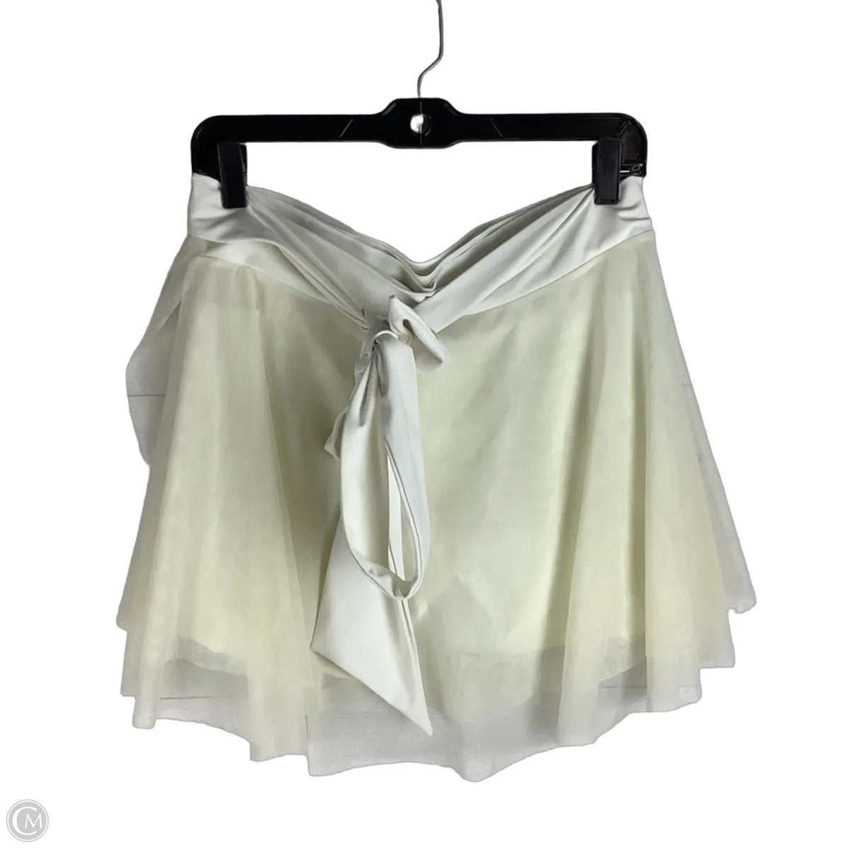 Athletic Skort By Popflex In Cream, Size: L