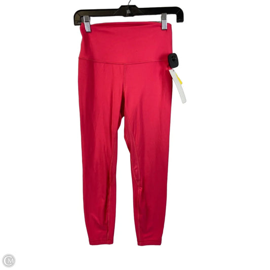 Athletic Leggings Capris By Lululemon In Pink, Size: 6