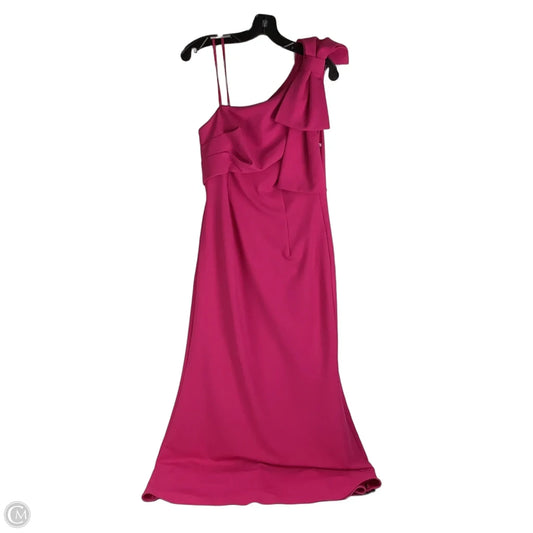 Dress Party Long By Adrianna Papell In Pink, Size: 8