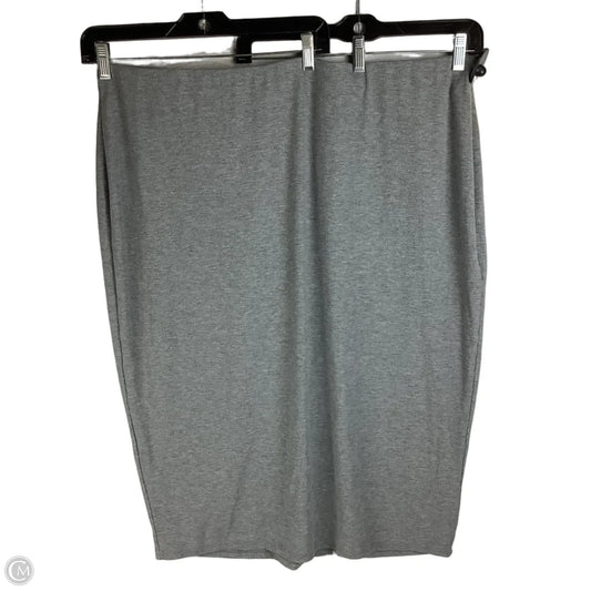 Skirt Midi By Torrid In Grey, Size: 3x