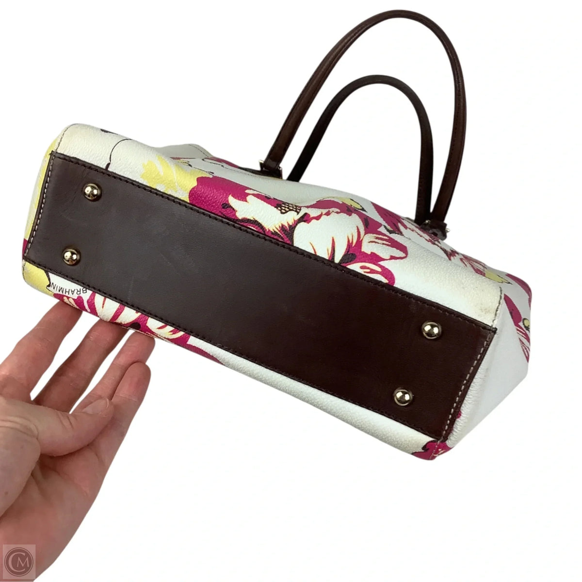 Handbag Designer By Brahmin, Size: Small