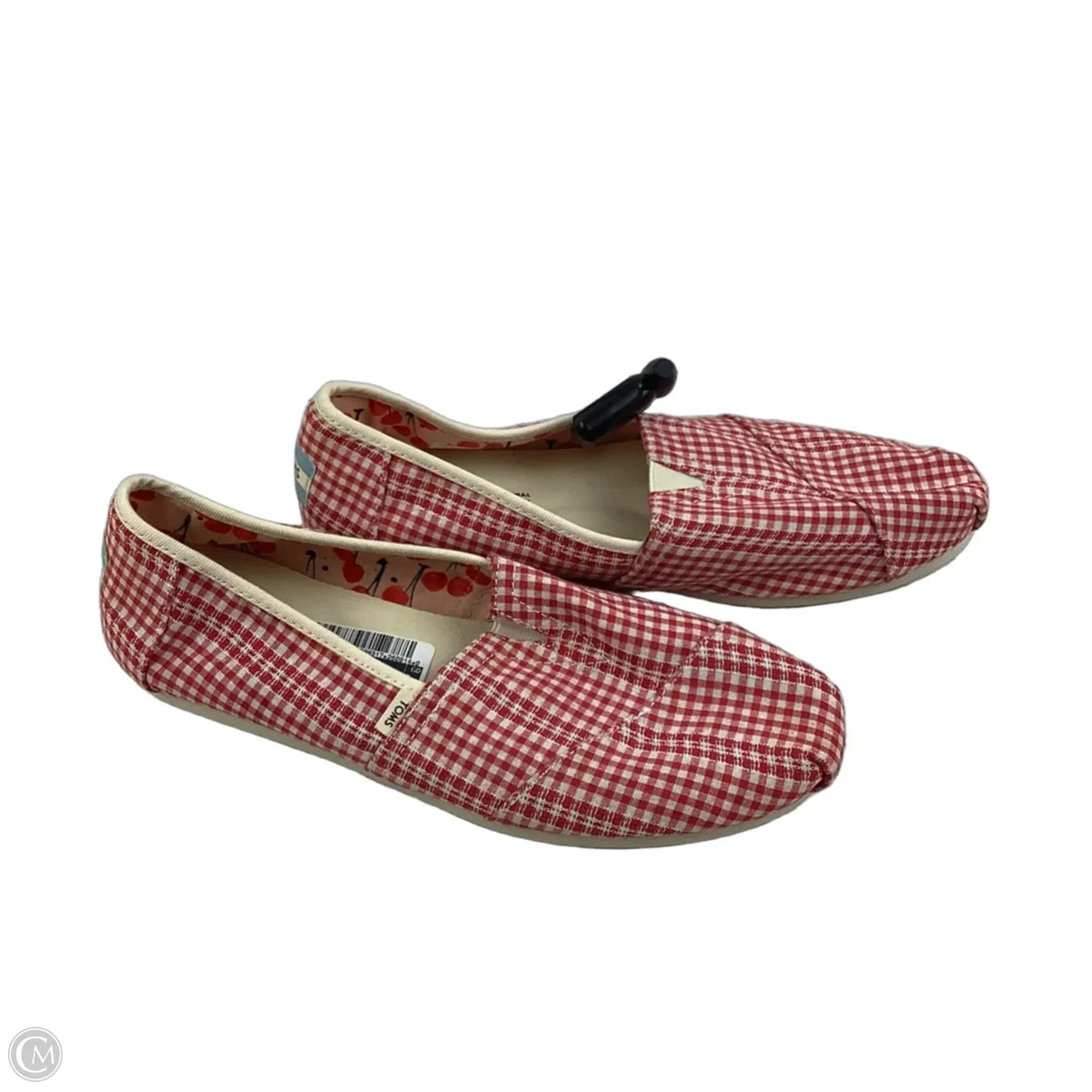 Shoes Flats By Toms In Checkered Pattern, Size: 8
