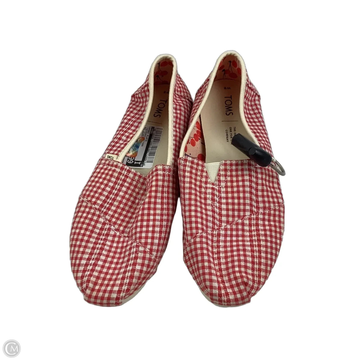Shoes Flats By Toms In Checkered Pattern, Size: 8