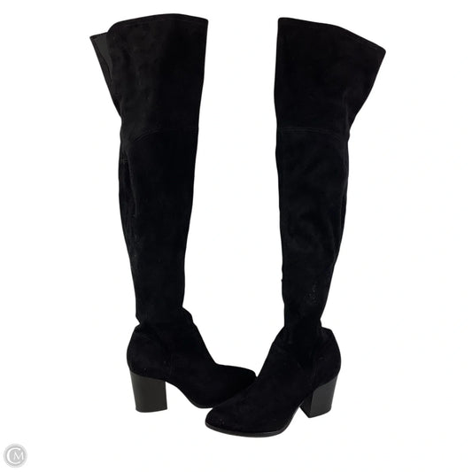 Boots Knee Heels By Marc Fisher In Black, Size: 6.5