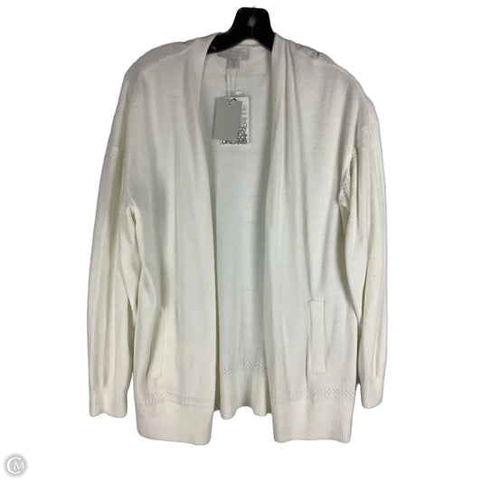 Sweater Cardigan By Barefoot Dreams In White, Size: Mp