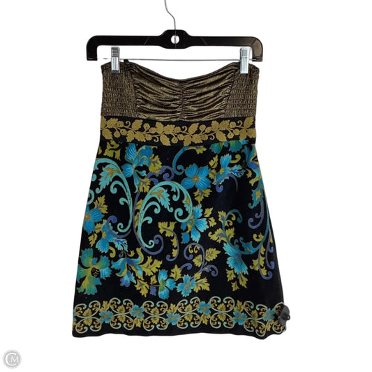 Dress Party Short By Free People In Black & Gold, Size: 2