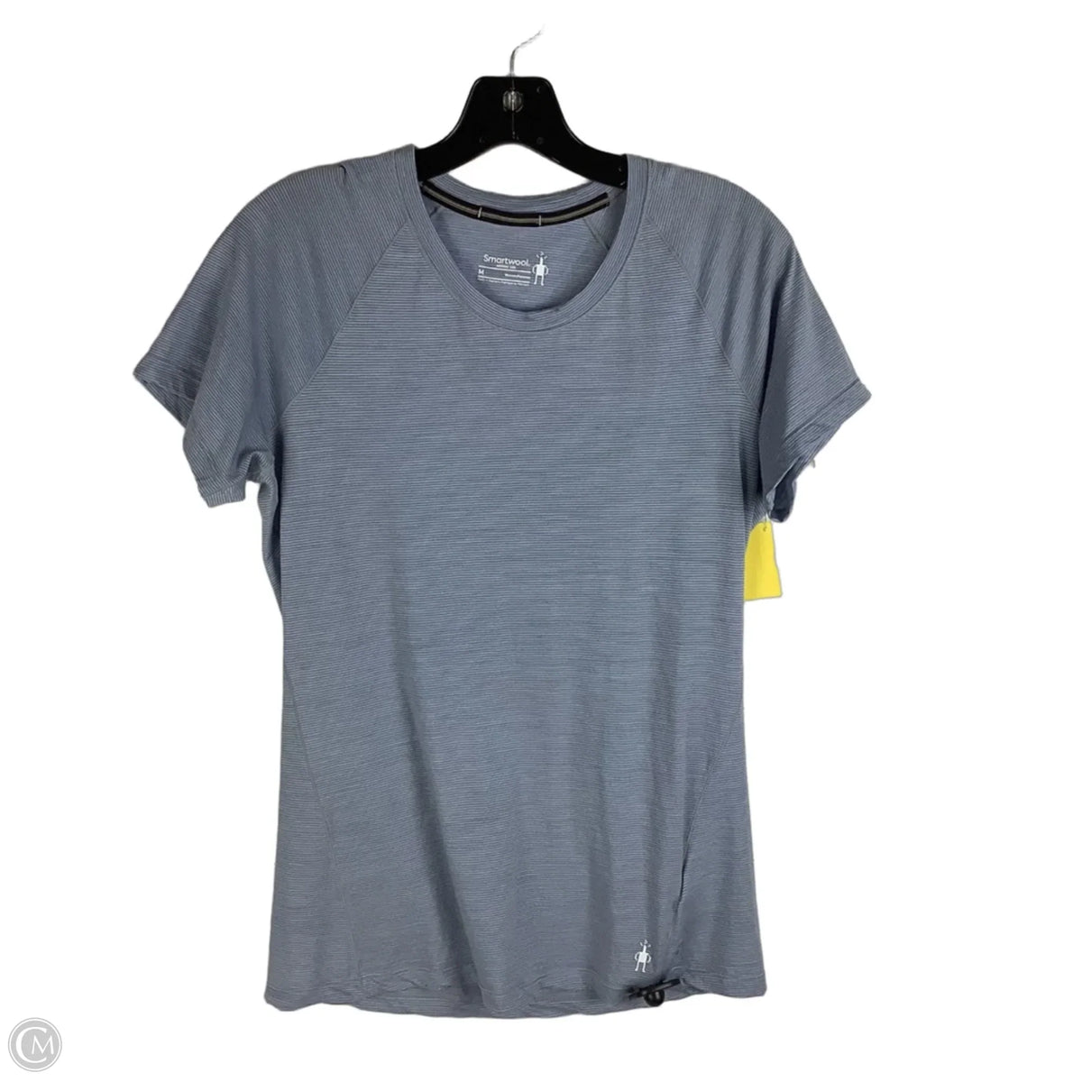 Top Short Sleeve By Smartwool In Striped Pattern, Size: M
