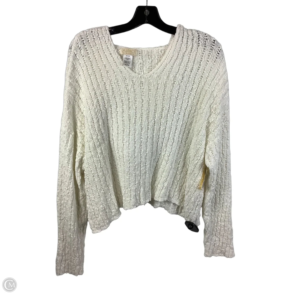 Sweater By L Space In White, Size: Xl