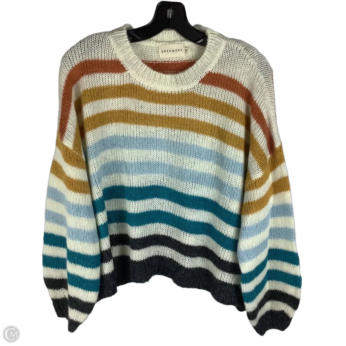 Sweater By Dreamers In Striped Pattern, Size: M/L