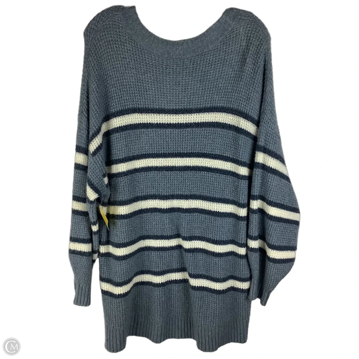Sweater By American Eagle In Blue & White, Size: L