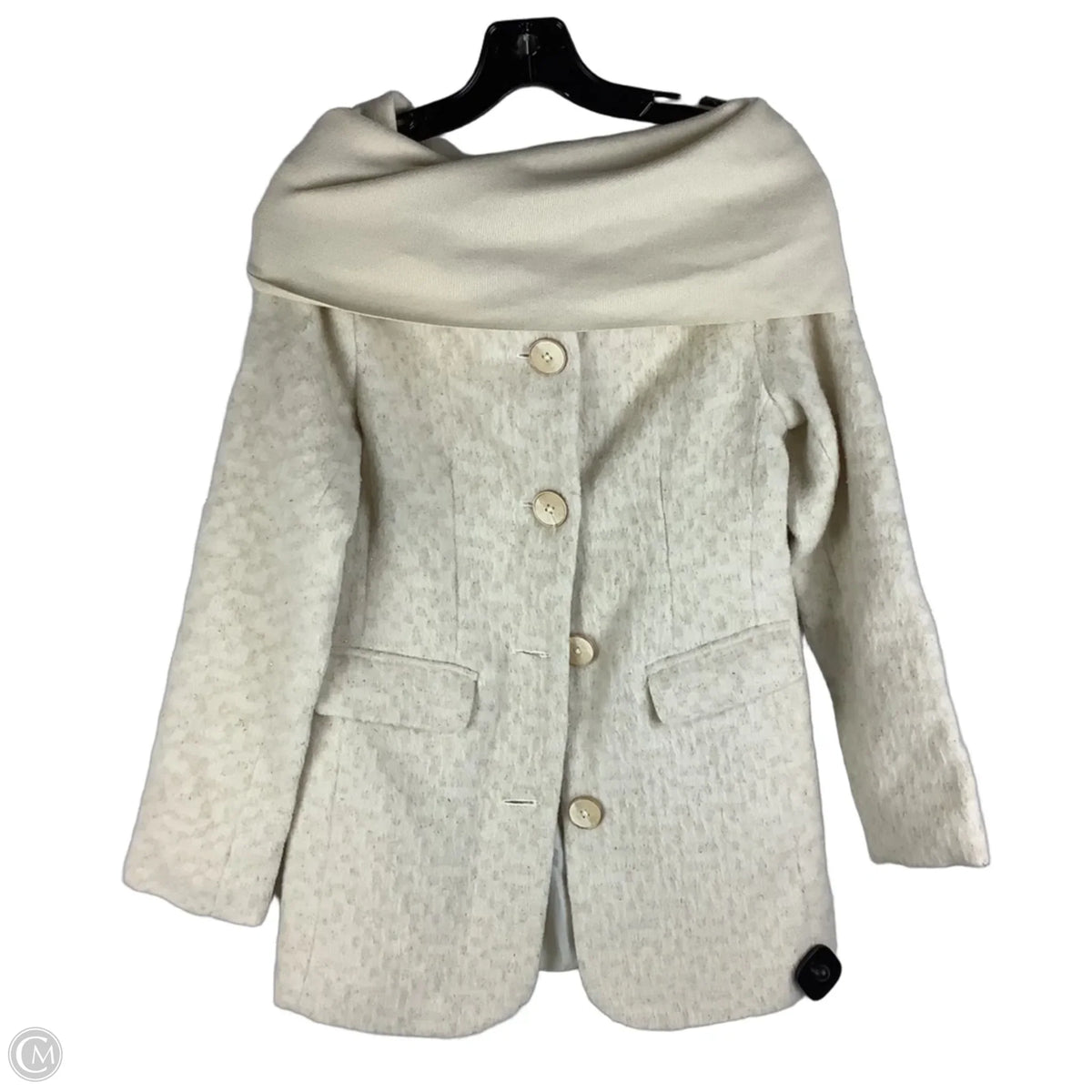 Blazer By Clothes Mentor In Cream, Size: 8