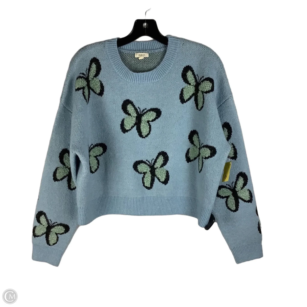Sweater By Debut In Blue, Size: L