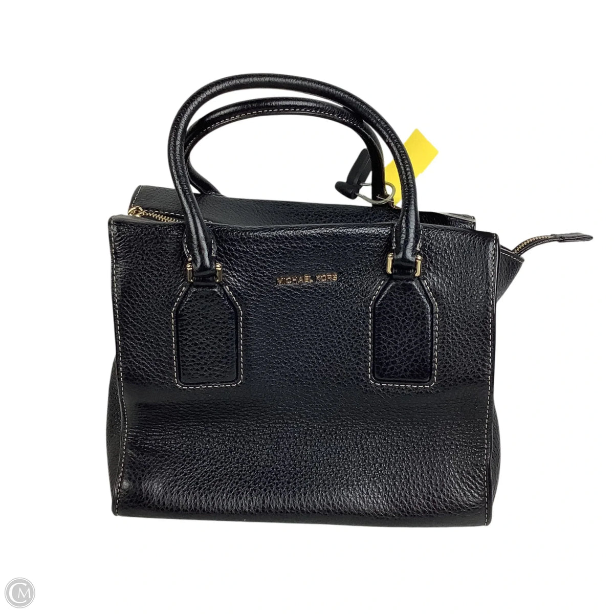Handbag Leather By Michael By Michael Kors, Size: Large (no strap)