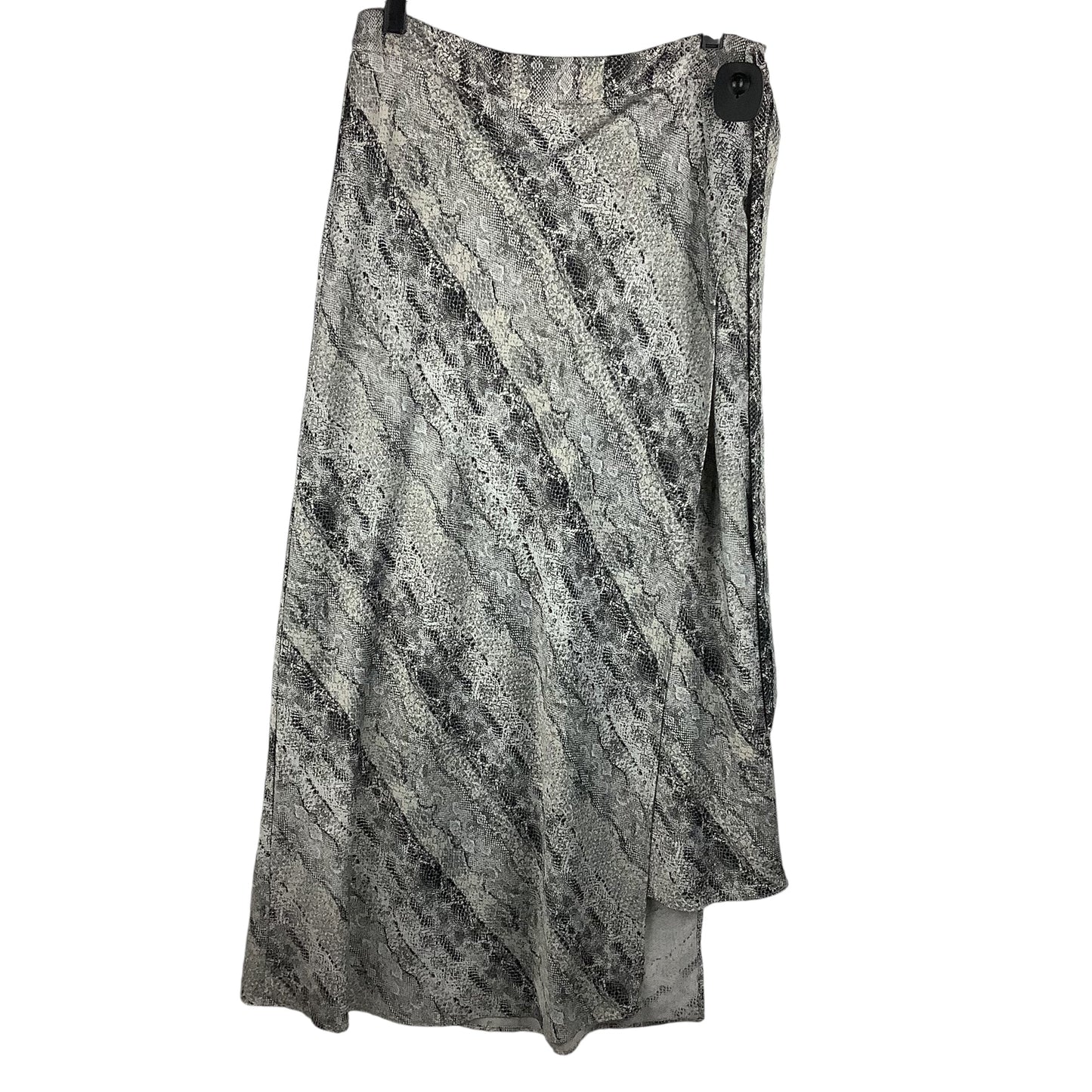 Skirt Midi By Limited In Snakeskin Print, Size: 6