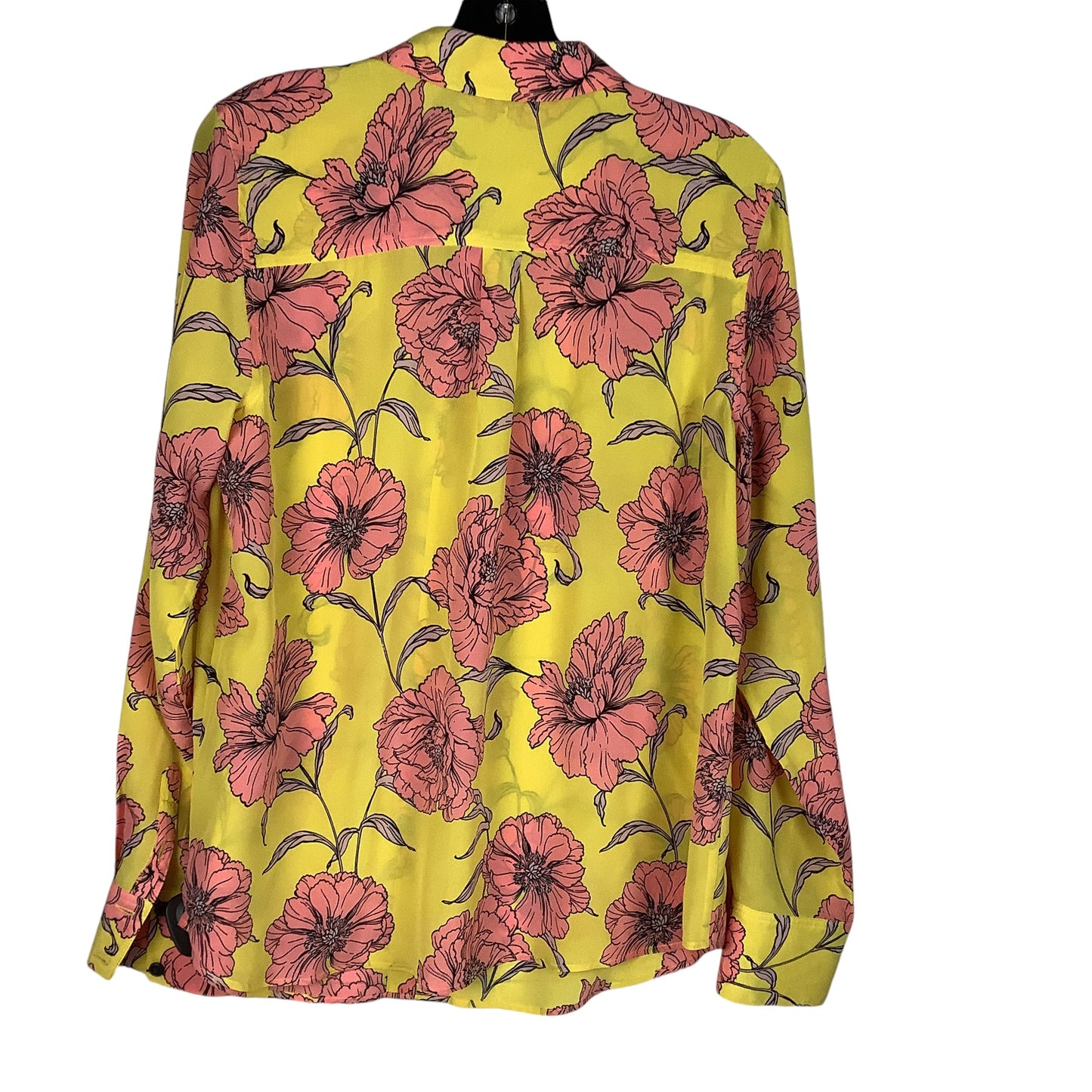 Top Long Sleeve By Boden In Yellow, Size: 10