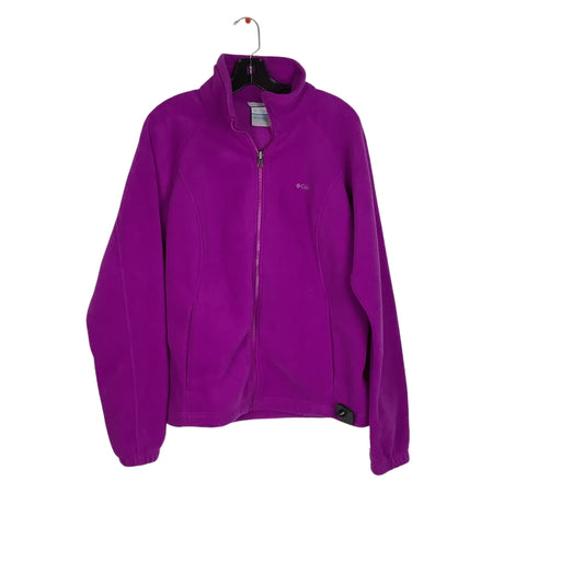 Jacket Fleece By Columbia In Magenta, Size: Xl