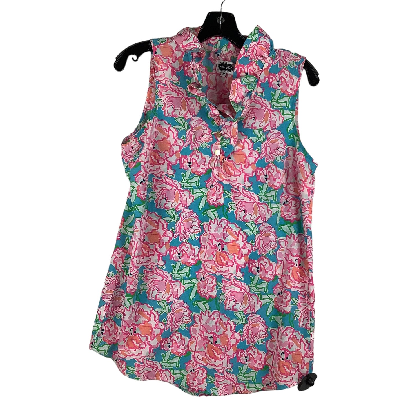 Pink Top Sleeveless Mudpie, Size M