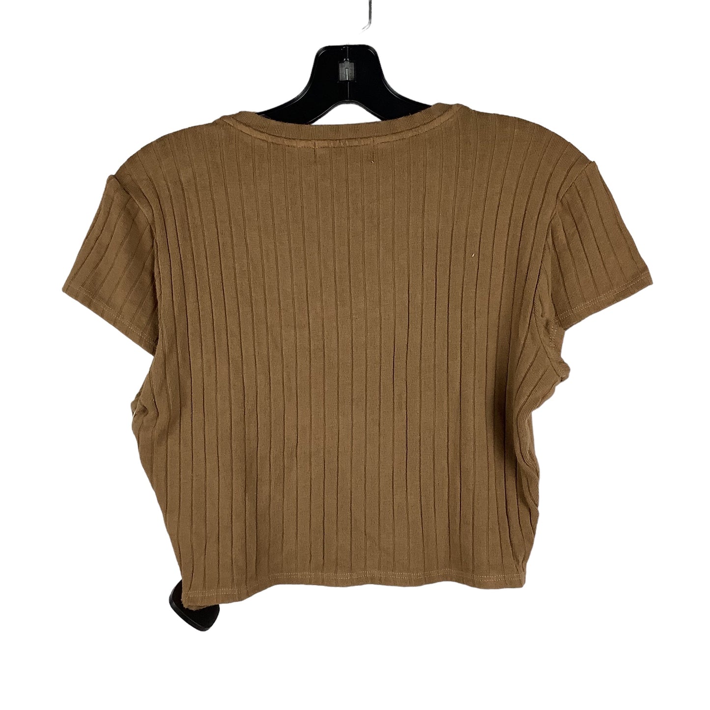 Top Short Sleeve By Bella Dahl In Brown, Size: L