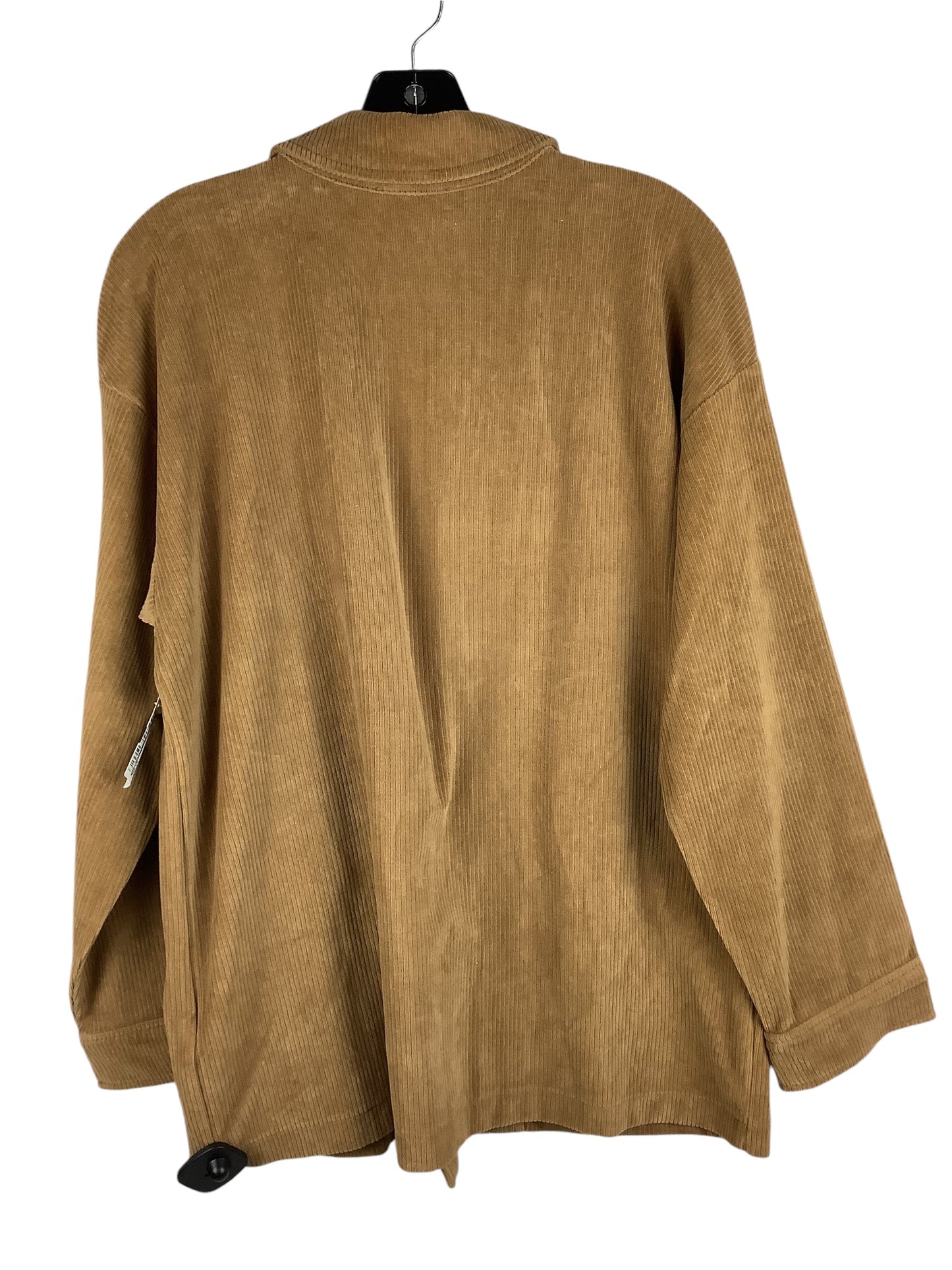 Top Long Sleeve By Madewell In Brown, Size: M