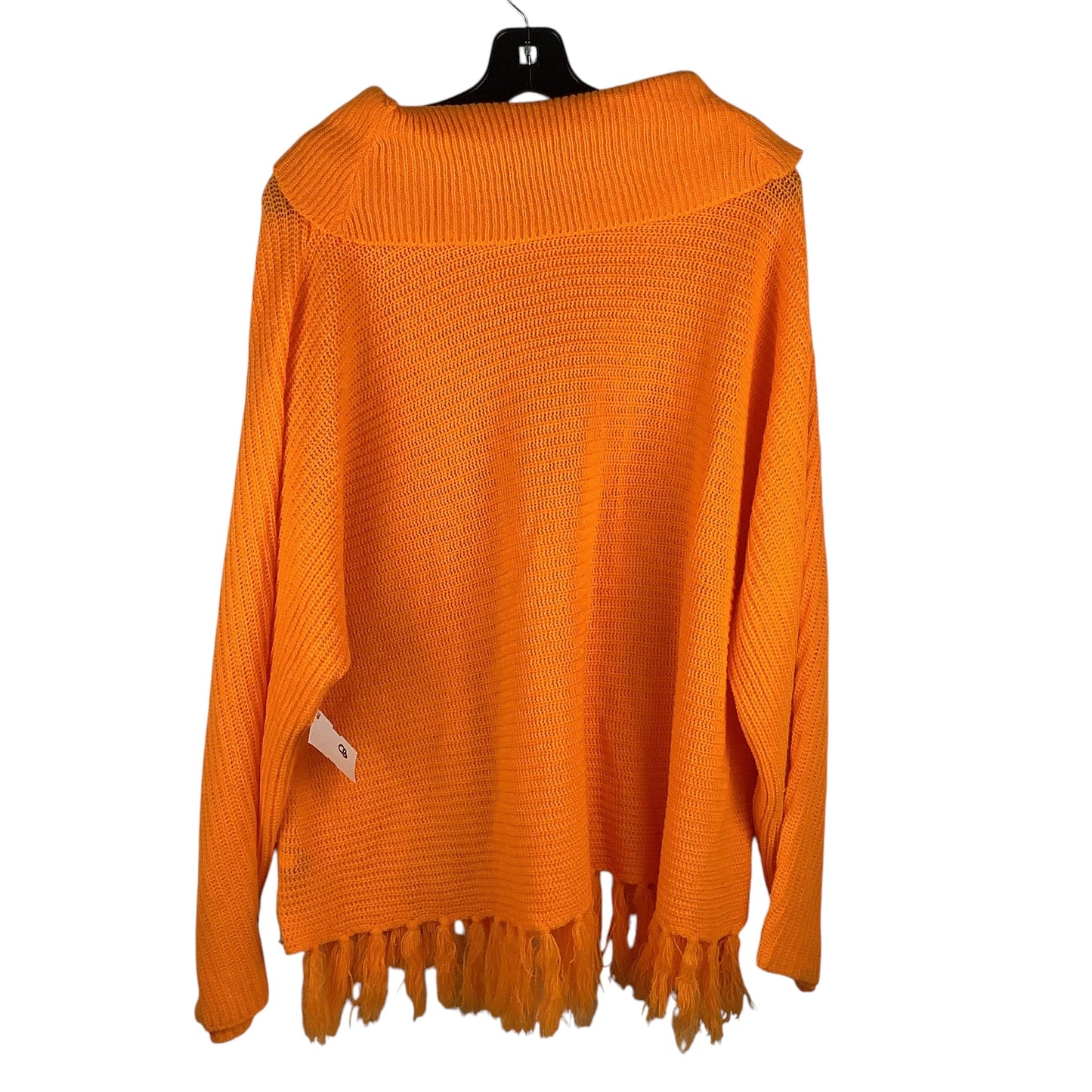 Sweater By Lane Bryant In Orange, Size: 3x