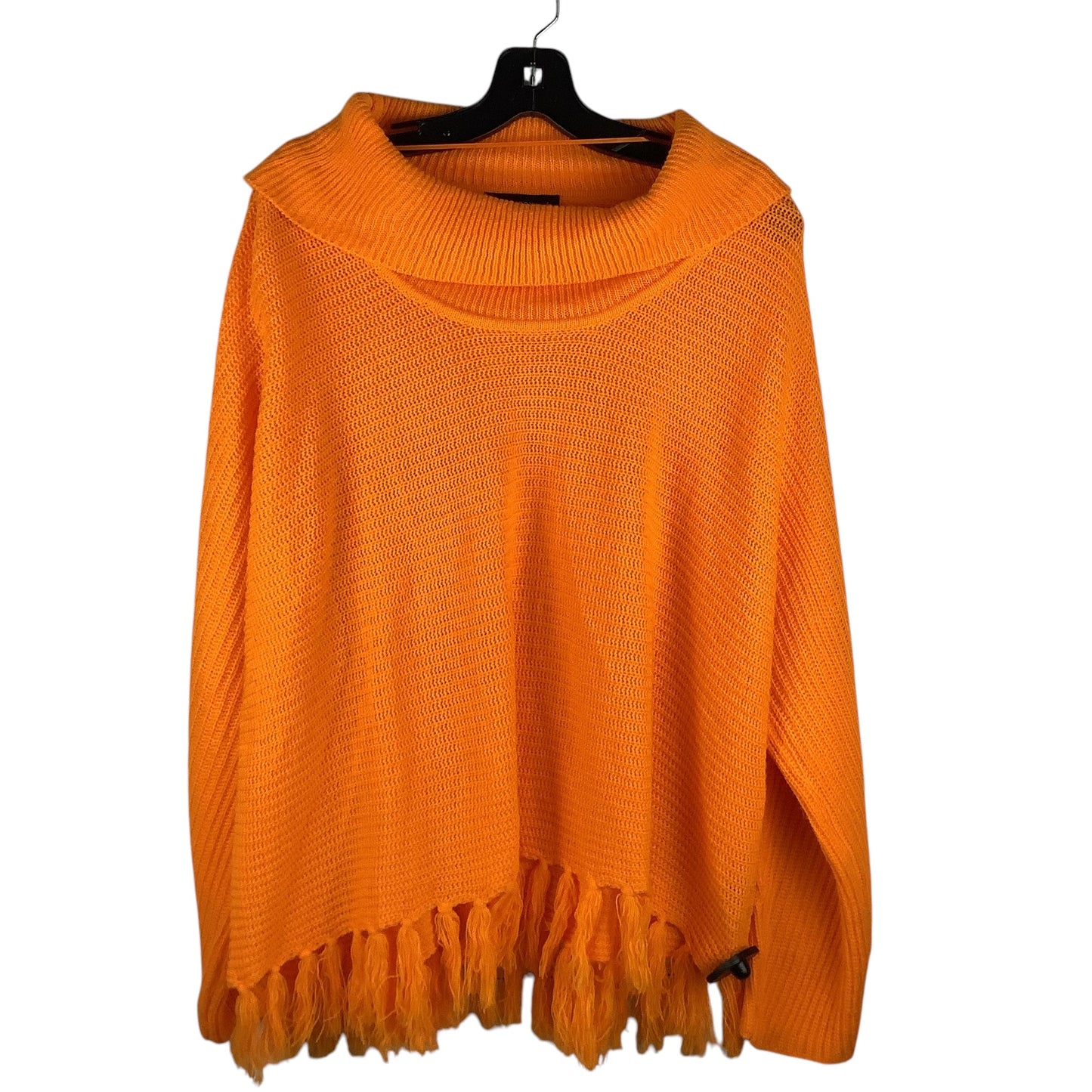 Sweater By Lane Bryant In Orange, Size: 3x