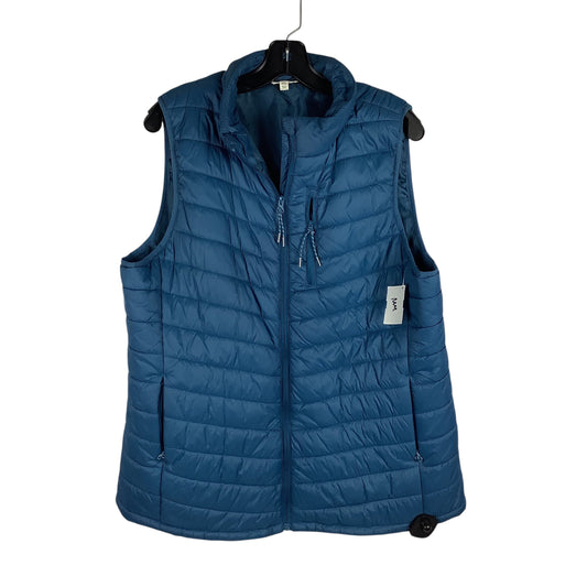 Vest Puffer & Quilted By Marika In Blue, Size: XXL