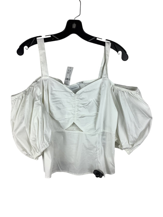 Top Sleeveless By New York And Co In White, Size: L