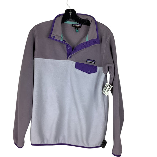 Jacket Fleece By Patagonia In Purple, Size: S