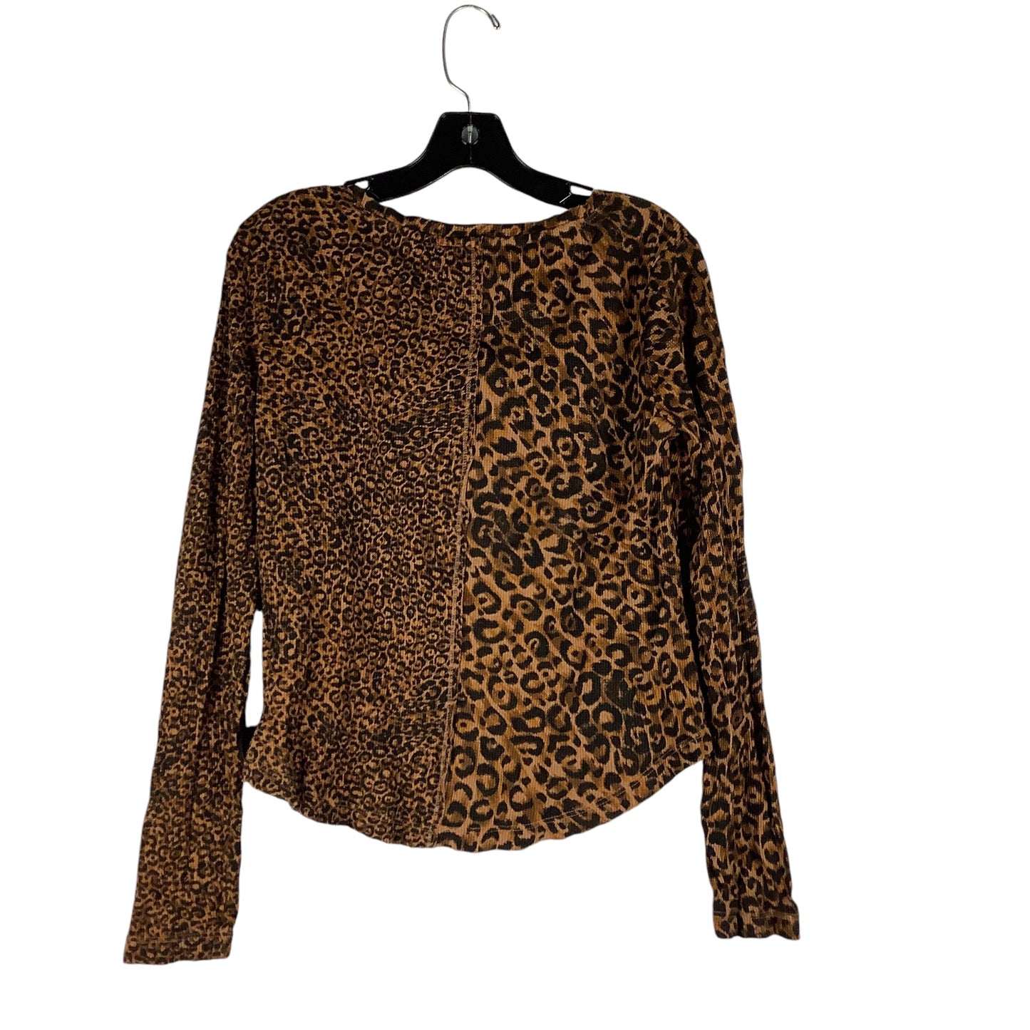 Top Long Sleeve By Pilcro In Animal Print, Size: Xs