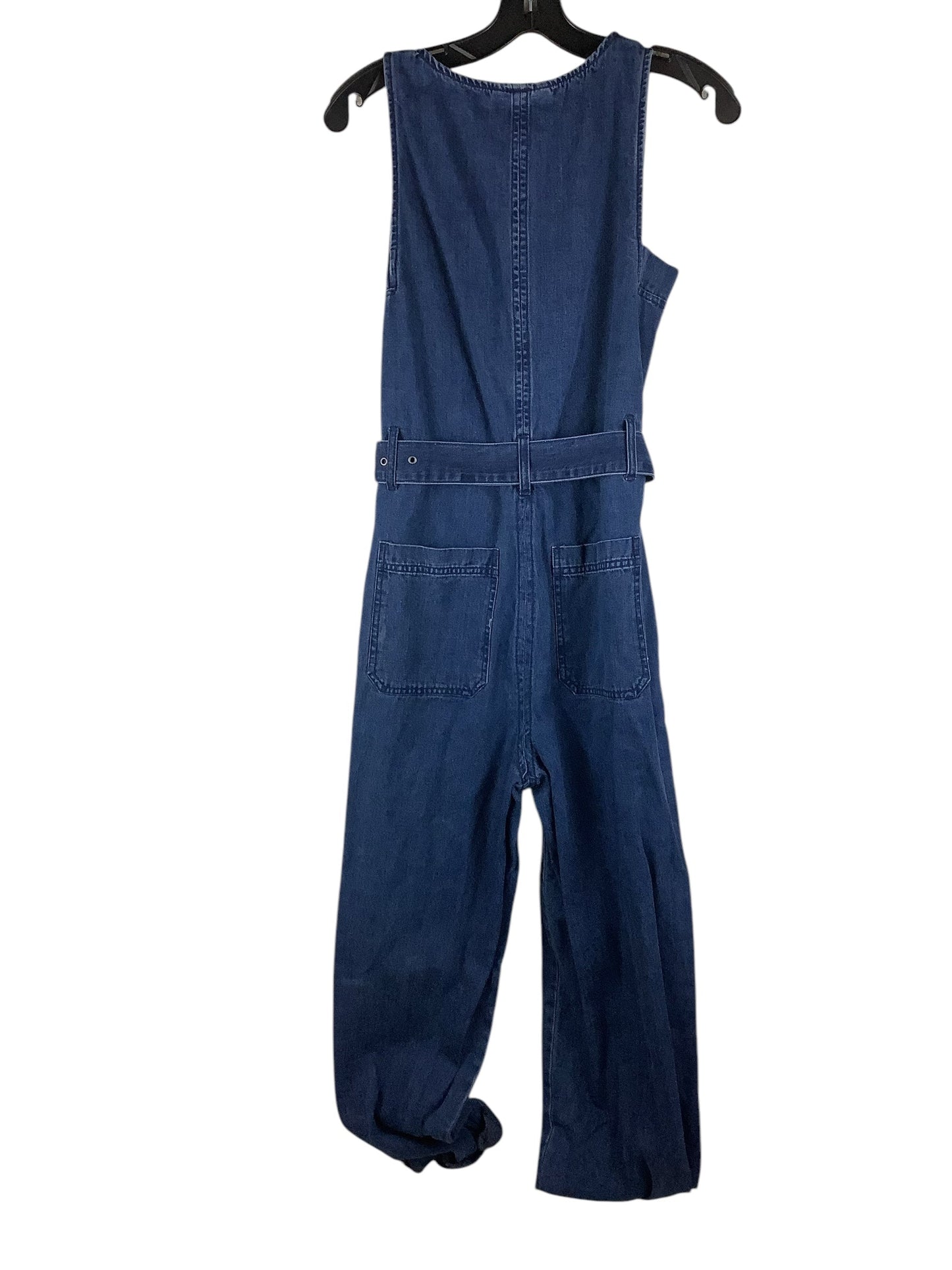 Jumpsuit By Clothes Mentor In Blue Denim, Size: 2