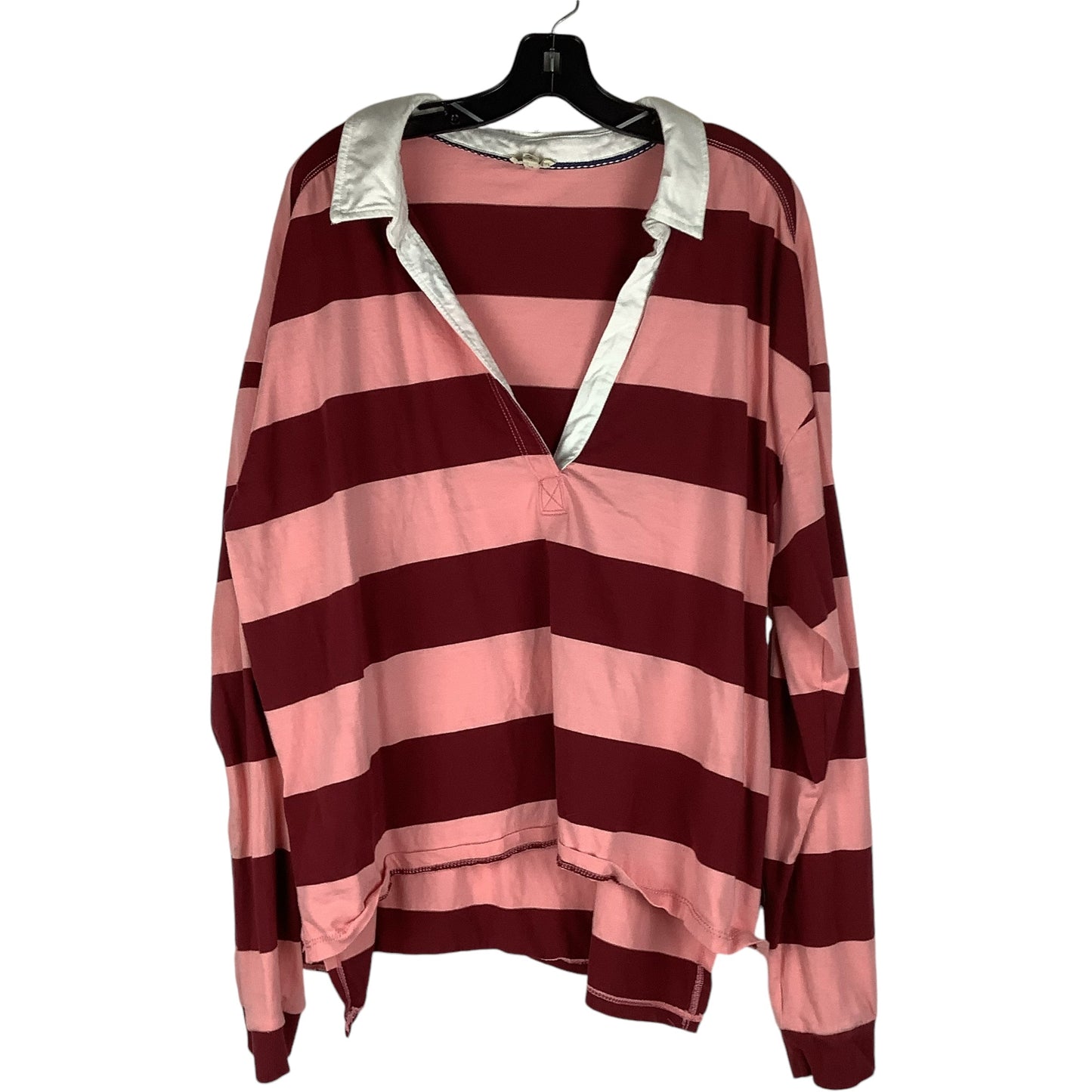 Top Long Sleeve By Pilcro In Striped Pattern, Size: Xl