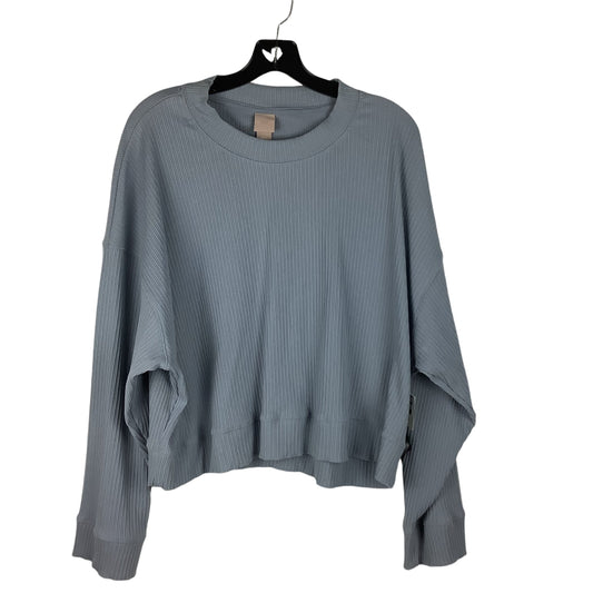 Top Long Sleeve By H&m In Blue, Size: Xl