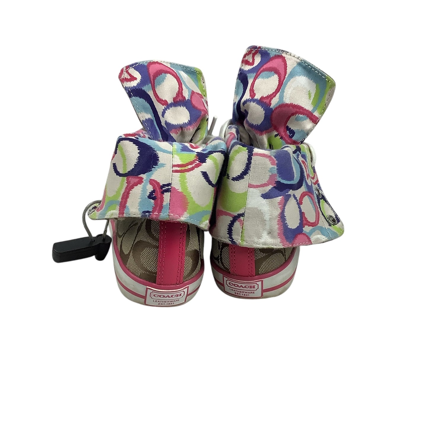 Shoes Designer By Coach In Multi-colored, Size: 6