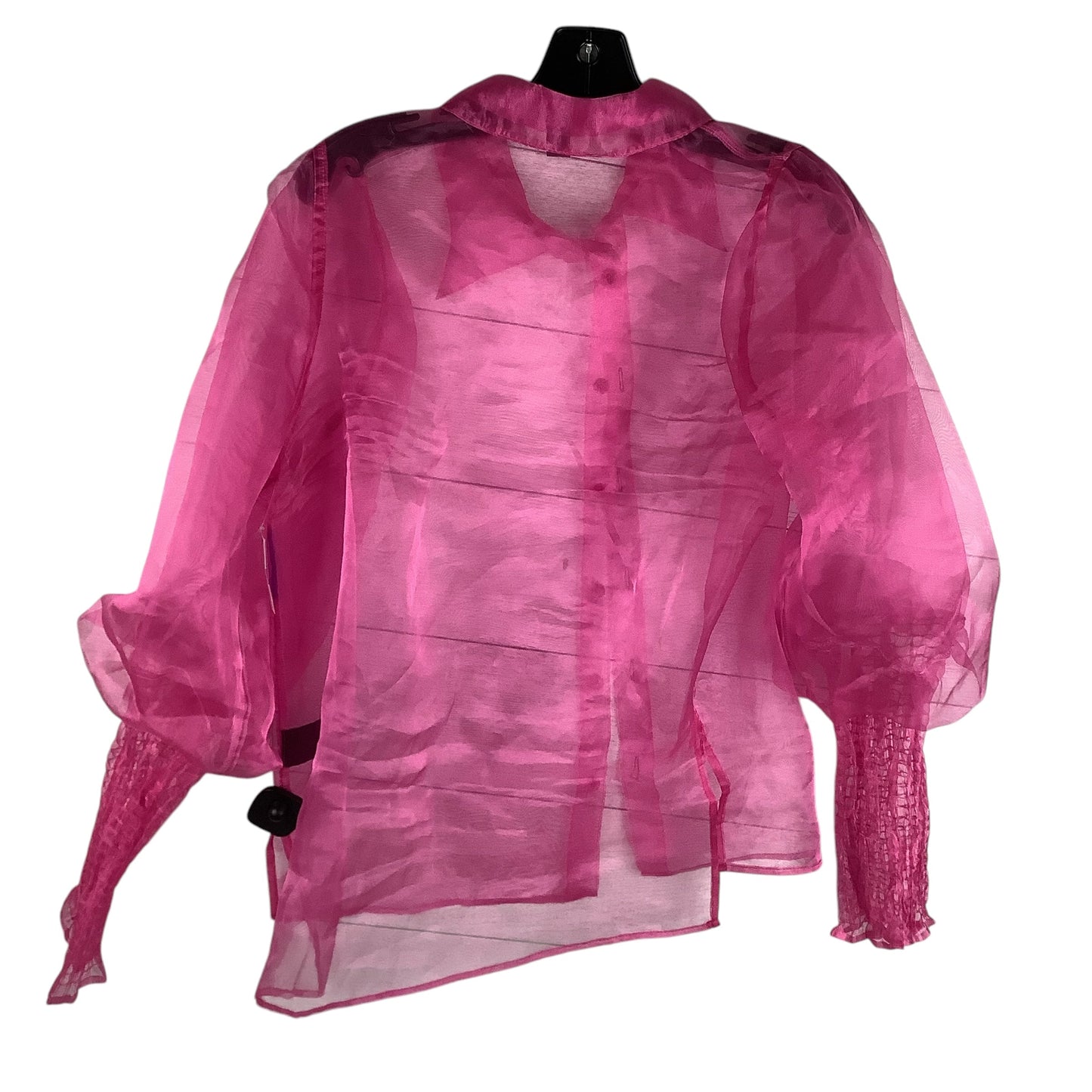 Top Long Sleeve By Clothes Mentor In Pink, Size: M