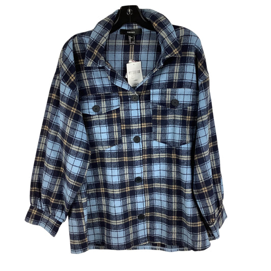 Jacket Other By Forever 21 In Plaid Pattern, Size: L