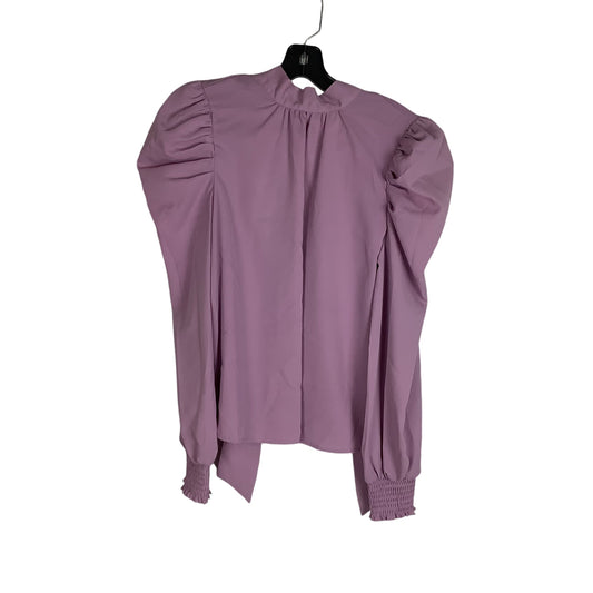 Top Long Sleeve By Flying Tomato In Purple, Size: M