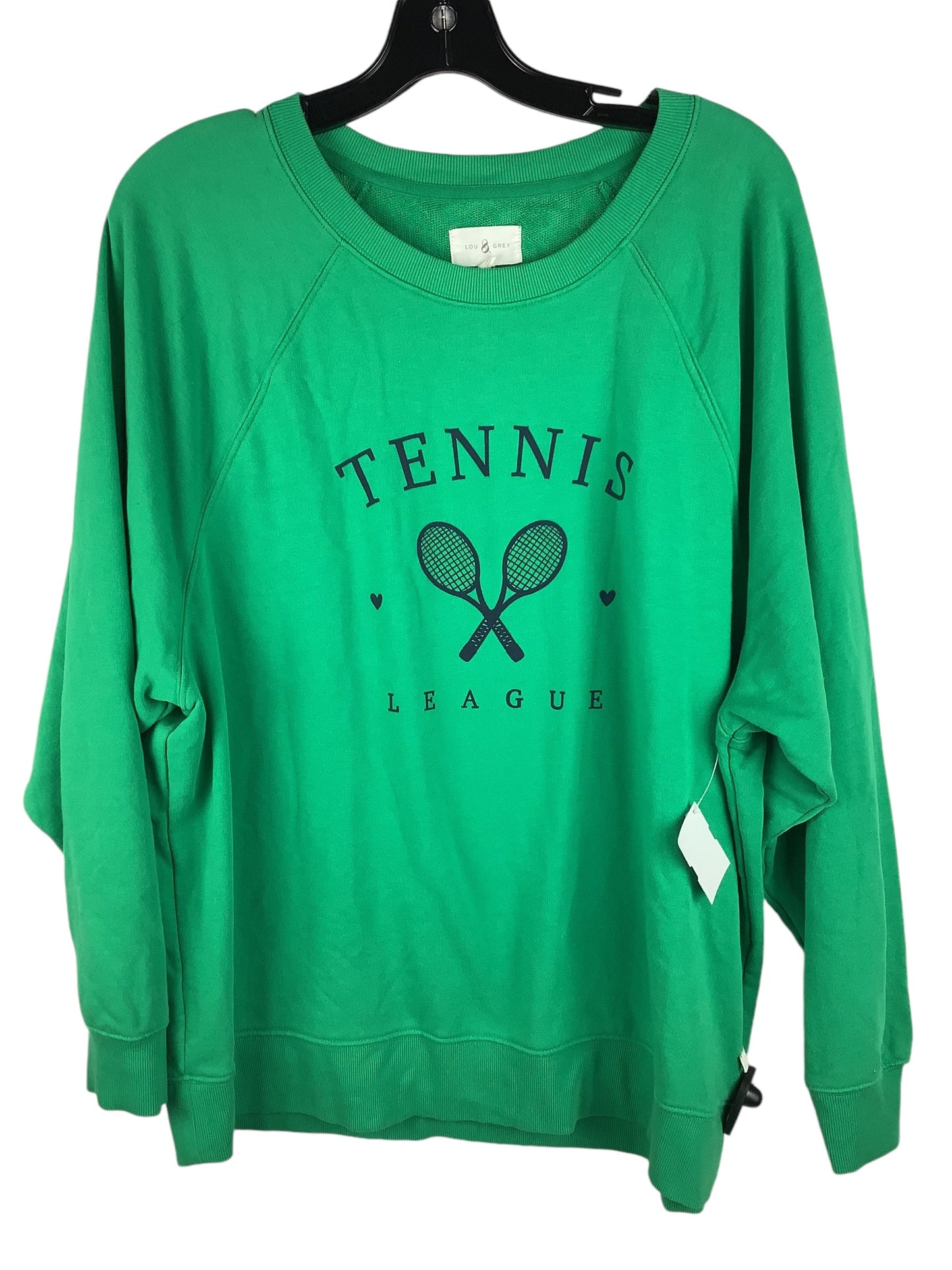 Top Long Sleeve By Lou And Grey In Green, Size: L