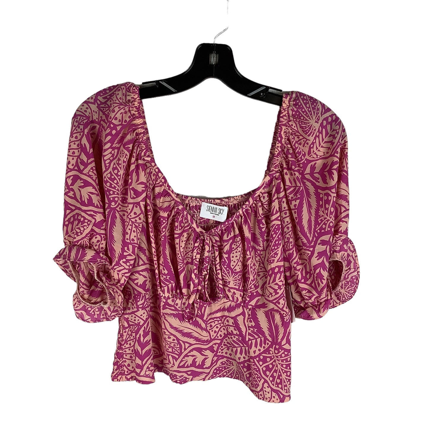Pink Top Short Sleeve Sienna Sky, Size M