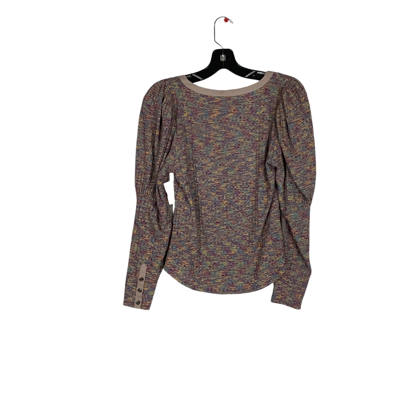 Top Long Sleeve By Anthropologie In Multi-colored, Size: S