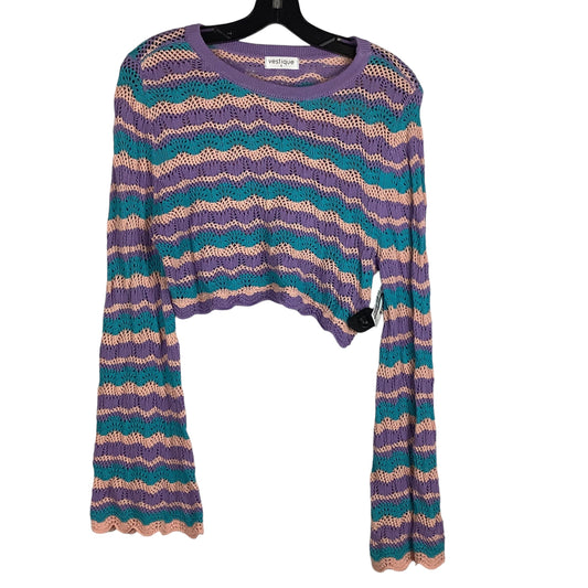 Top Long Sleeve By Vestique In Multi-colored, Size: S