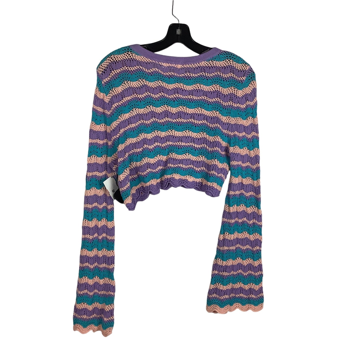 Top Long Sleeve By Vestique In Multi-colored, Size: S