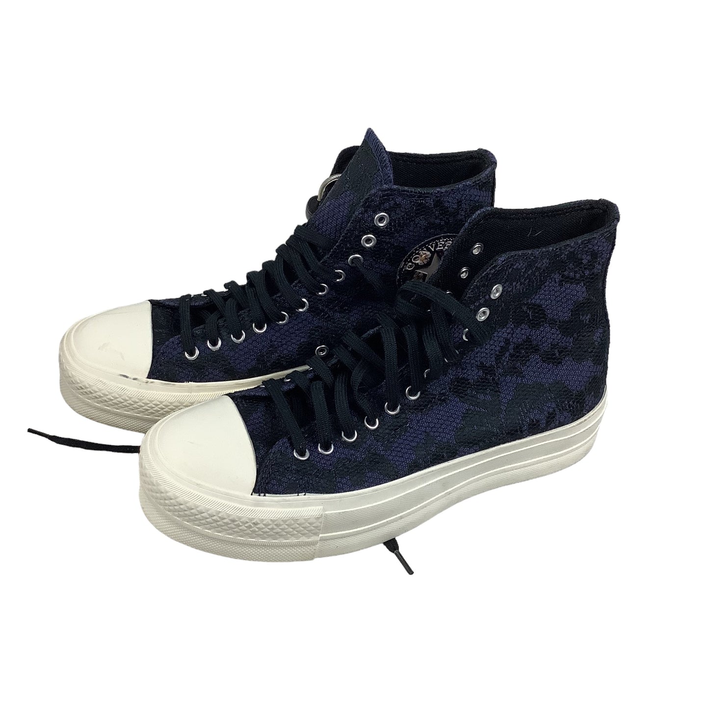 Purple Shoes Sneakers Platform Converse, Size 7
