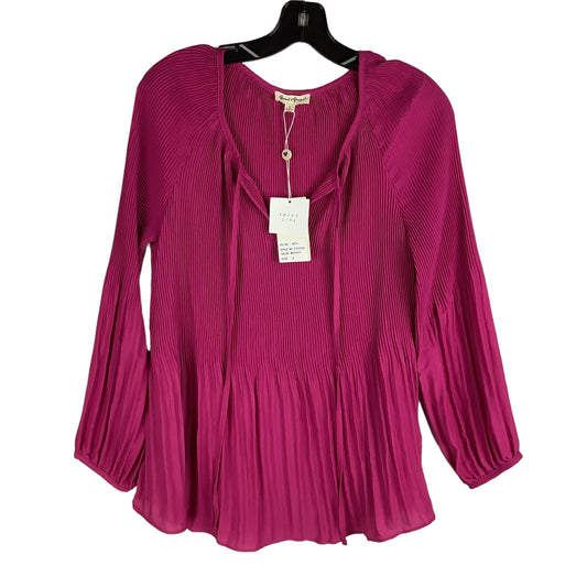 Pink Top Long Sleeve Grand And Greene, Size S