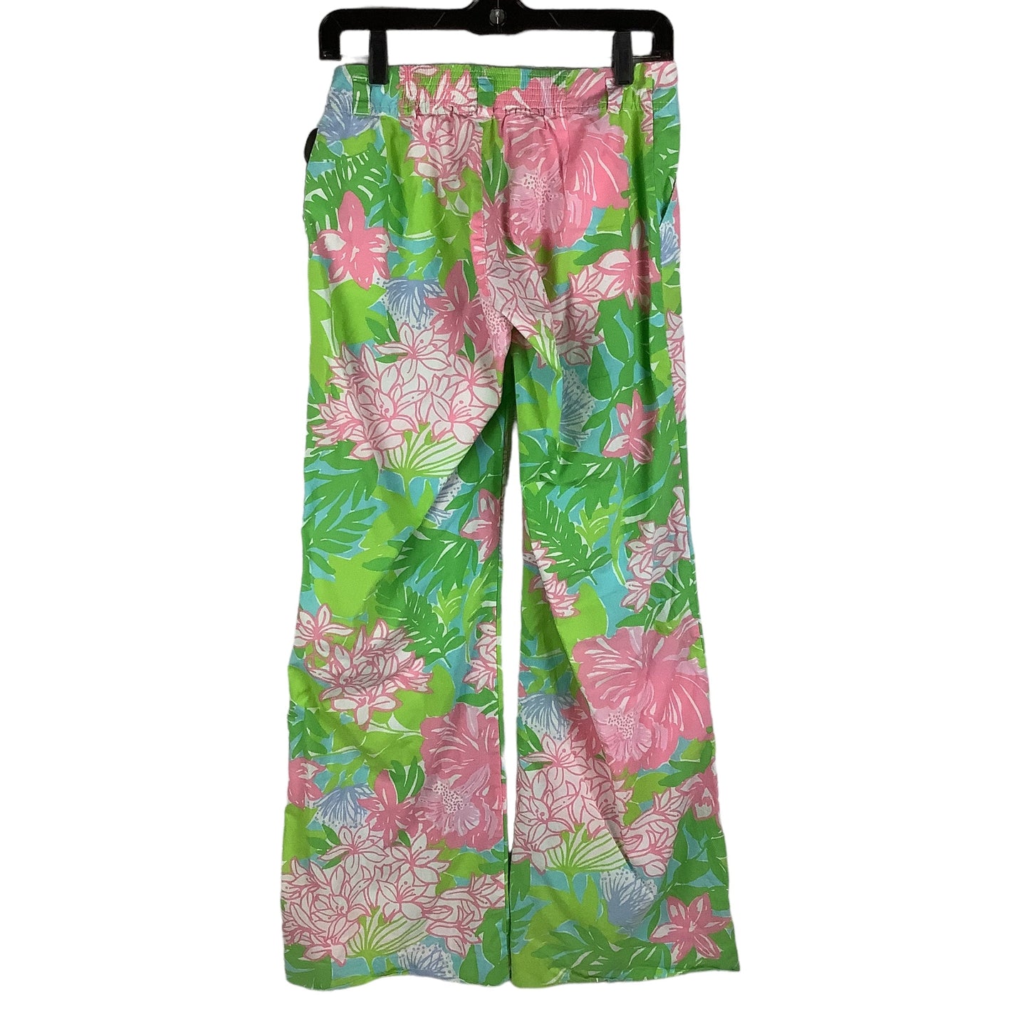 Green & Pink Pants Designer Lilly Pulitzer, Size 2