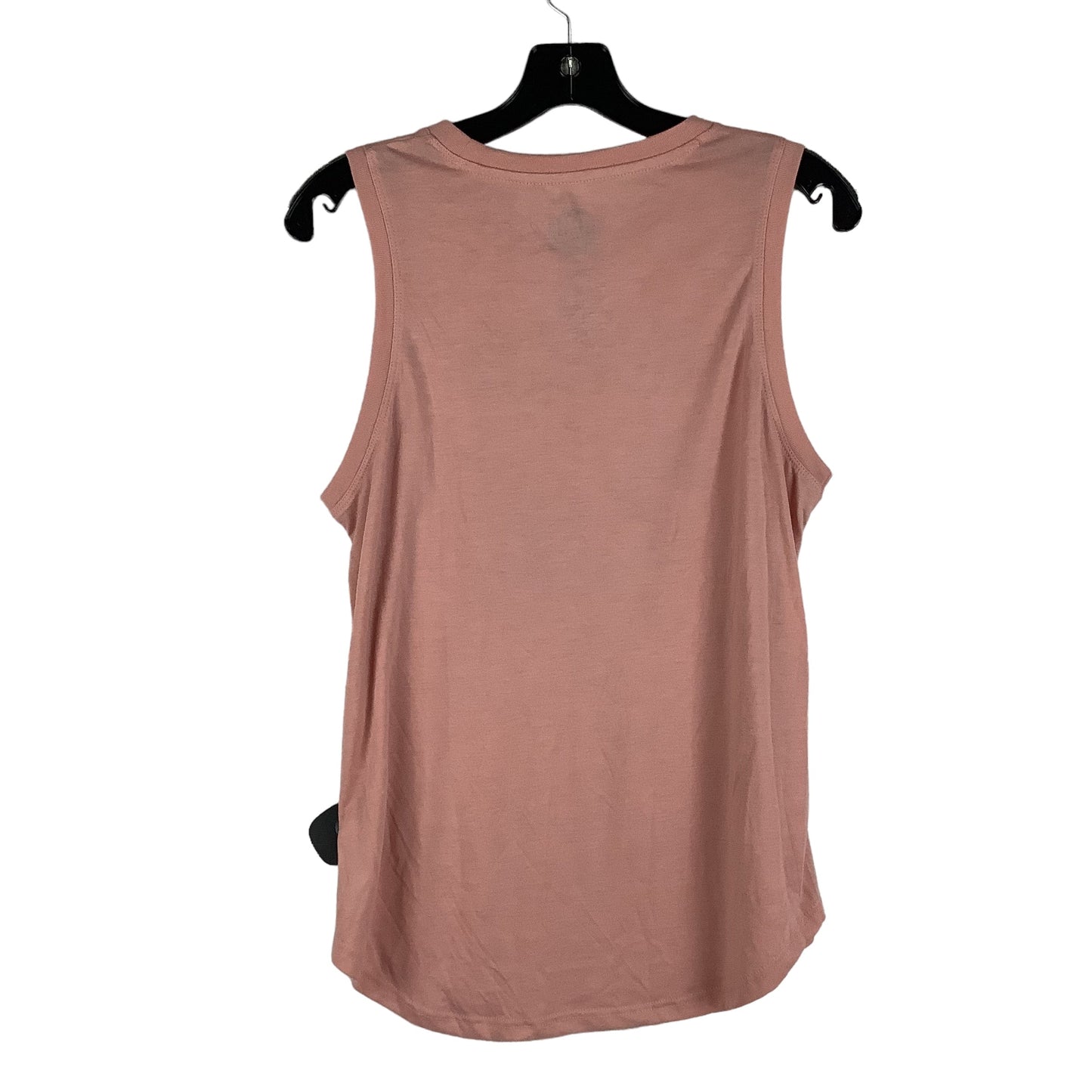 Pink Top Sleeveless Basic Clothes Mentor, Size M